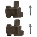 Grosfillex USSP0236 4 Piece Connector Pack - Brown 383USSP0236